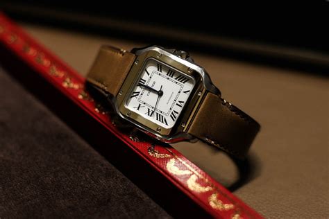 bracelet cuir pour montre cartier santos